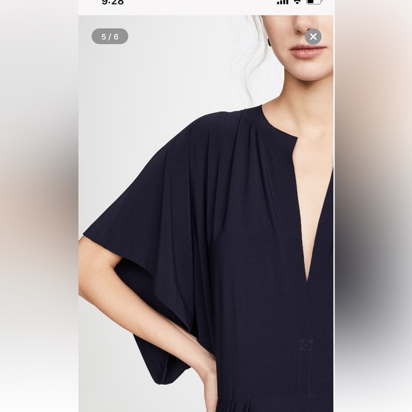 NWT Norma Kamali Rectangle Jog Jumpsuit Midnight size M - Picture 5 of 5